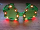 YL-G047 Christmas tree shape LED sunglasses