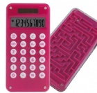 YL-T707 New dual power LCD  maze game desktop solar calculator / gift calculator