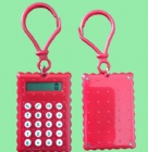 YL-T711 biscuit shape calculator with keychain /electronic digital calculator/gift calculator