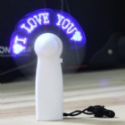 YL-T737 Hand hold portable LED flashing message fan