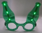 YL-G083 Cola bottle shape LED flashing shinning sunglasses