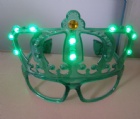 YL-G084 imperial crown shape LED flashing shinning sunglasses