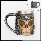 YL-T1175 Skull cup / Resin cup /stainless steel cup