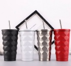 YL-T1190 Pineapple Ice cup / stainless steel cup /Straw cup