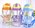 YL-T1214 straw baby cup / plastic cup /baby water cup / baby training cup /plastic children cup