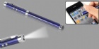 YL-P230 LED&Laser touch pen with ball pen for ipad