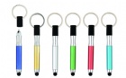 YL-P257 touch pen for ipad with keychain and ball pen