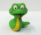 YL-K116 snakes shape LED keychain with sound