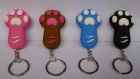 YL-K143 cat clawn LED keychain with sound