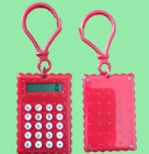 YL-T711 biscuit shape calculator with keychain /electronic digital calculator/gift calculator