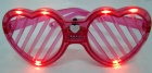 YL-G076 heart shape LED flashing glasses