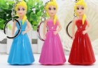 YL-k163 princess LED keychain with sound