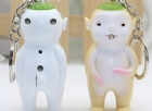 YL-k164 Hubal shape LED keychain with sound
