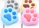 YL-k176 cat's claw shape LED keychain with sound