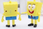YL-k177 Spongebob shape LED keychain with sound