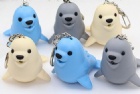 YL-k179 Dolphin shape LED keychain with sound