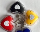 YL-K188 heart shape LED keychain torch /keychain light