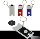 YL-K193 LED Euro coin keychain light /keychain torch