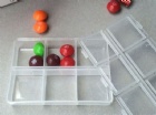 YL-P106 6 case trasparent pillbox /portable plastic pillbox