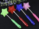 YL-T907 LED star shape flashing spring stick /LED heart rocking stick /nightclub props