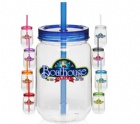 YL-T935 Mason jar  / Straw cup /mason straw bottle