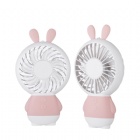 YL-T1103 Rabbit USB rechargeable Fan with light /handhold fan /gift fan