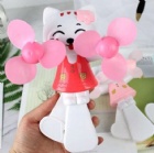 YL-T1121 cartoon pressure double head fan /gift fan /cartoon fan