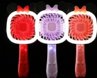 YL-T1015 cartoon design rechargeable fan with LED light /USB fan/ LED fan