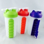 YL-T1133 2 in 1pill box bottle / plastic bottle/ pill bottle