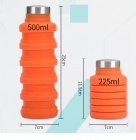 YL-T1140 Foldable silicone bottle /soft bottle /silicone Telescopic bottle