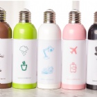 YL-T1180 lightbulb glass bottle /glass bottle /double layer glass bottle