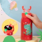 YL-T1381 smart deer 316 stainless steel children straw cup, giftt cupchildren vacuum cup ,student cup,Show temperature cup
