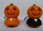 YL-K110 pumpkin shape LED keychain with sound