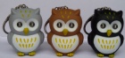 YL-K113 new owl LED keychain with sound