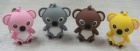 YL-K129 LED bear keychain with sound